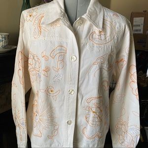 Embroidered Cotton Jacket